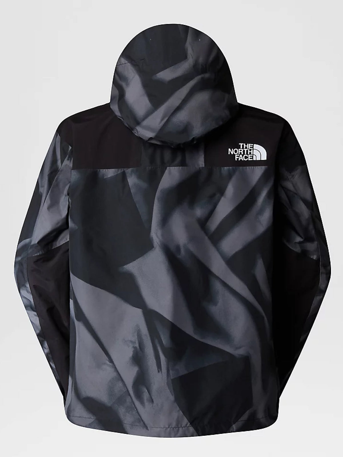 2026 New Arrival Giacca con Cappuccio Retro Mountain Stampa Grigio