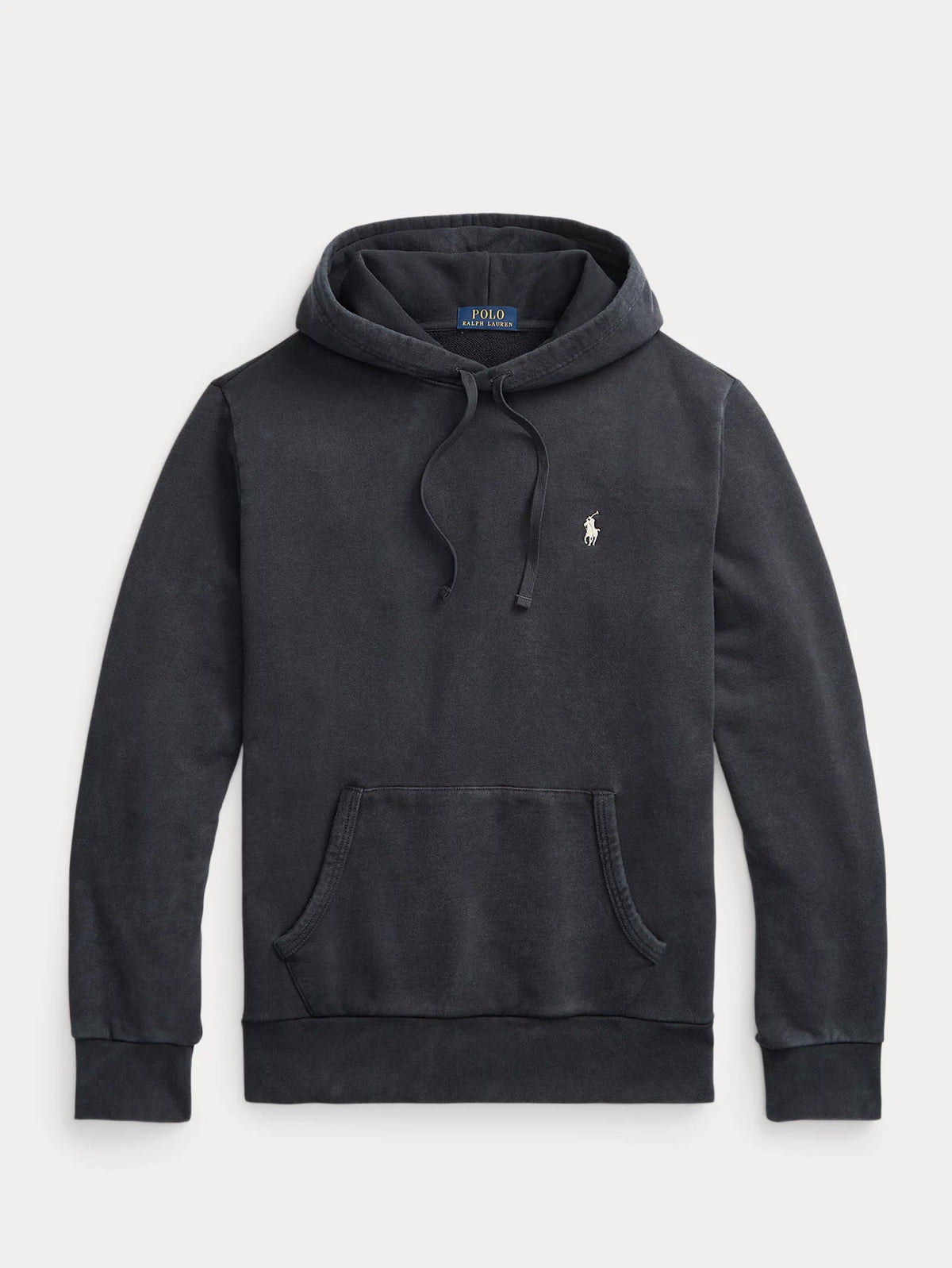 2026 New Arrival Felpa con Cappuccio in Spugna Loopback Nero