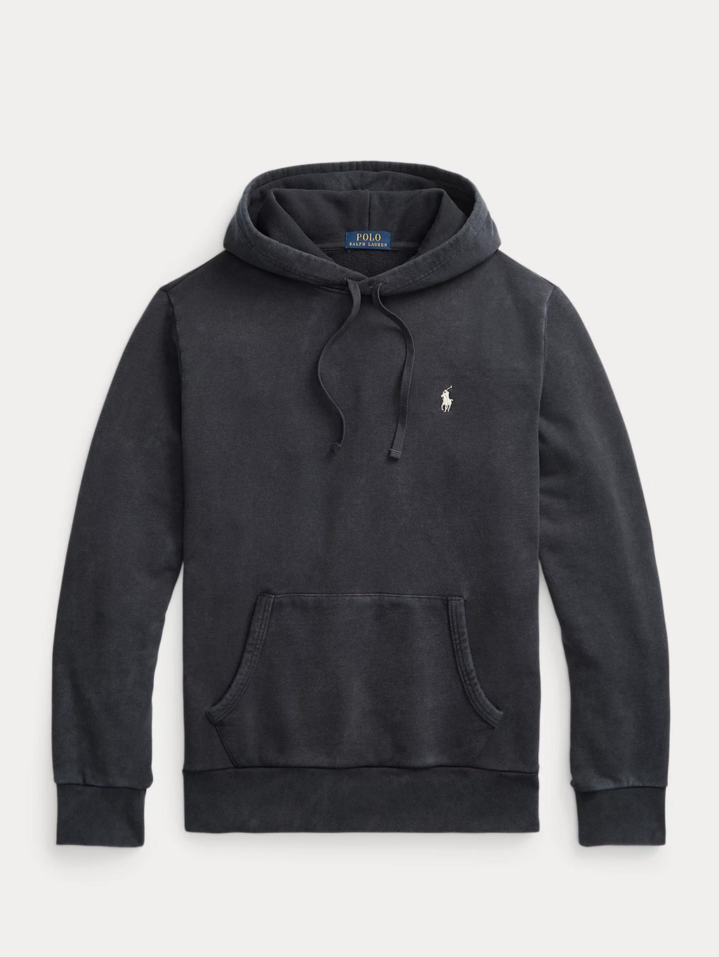 2026 New Arrival Felpa con Cappuccio in Spugna Loopback Nero