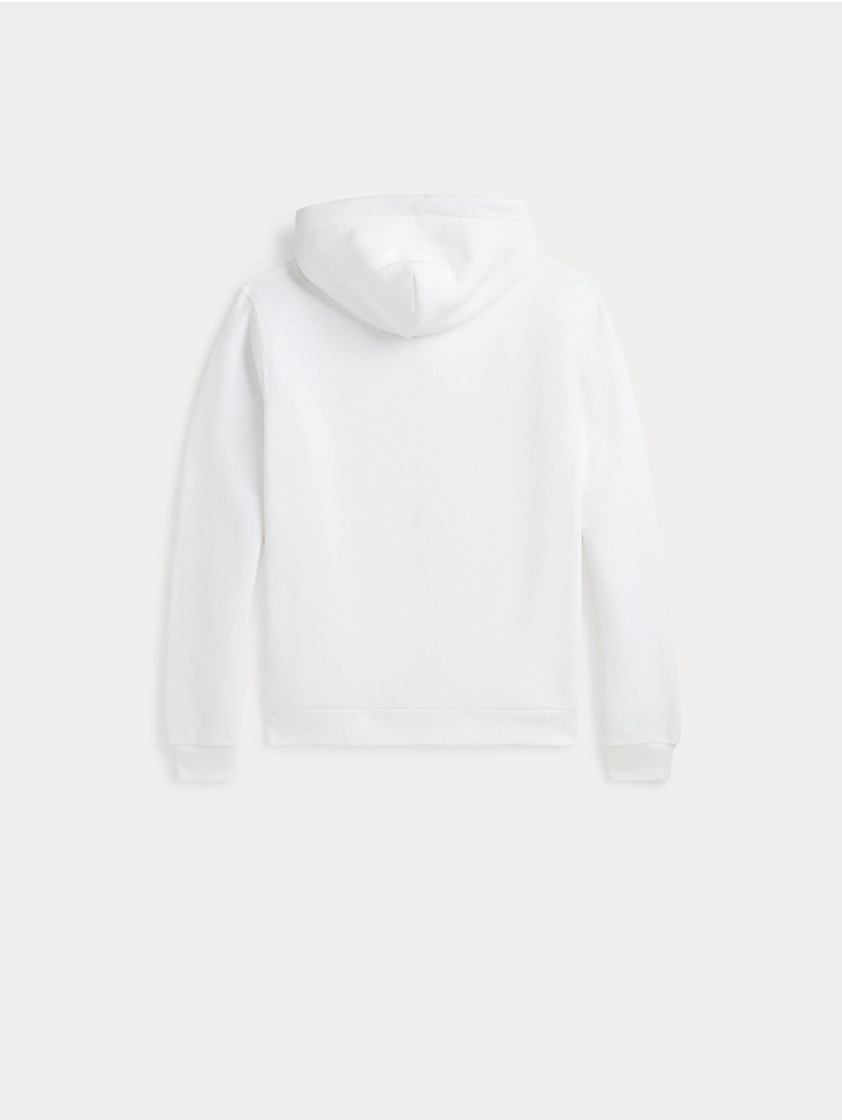 2026 New Arrival Felpa Full Zip con Cappuccio Bianco