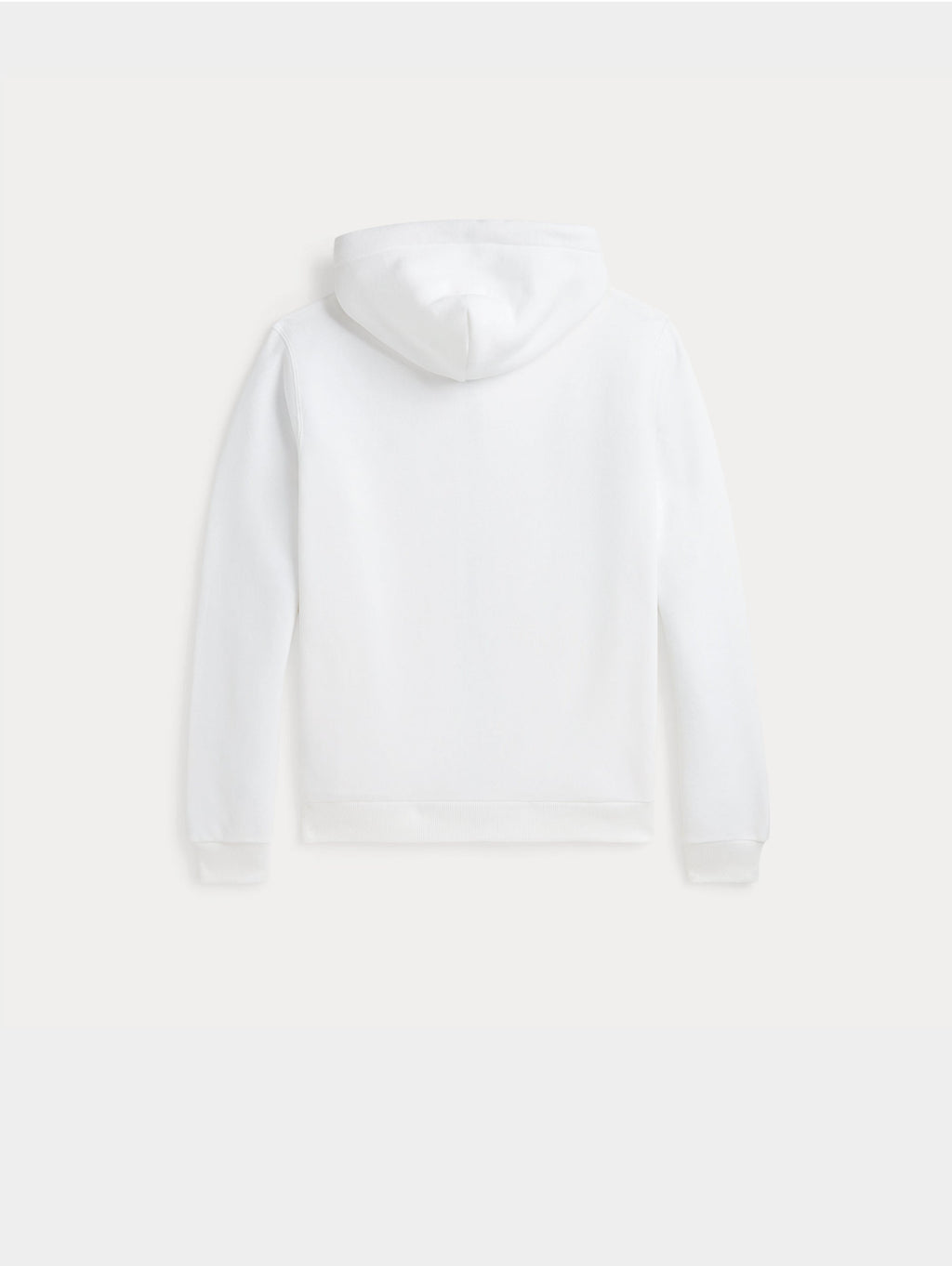 2026 New Arrival Felpa Full Zip con Cappuccio Bianco