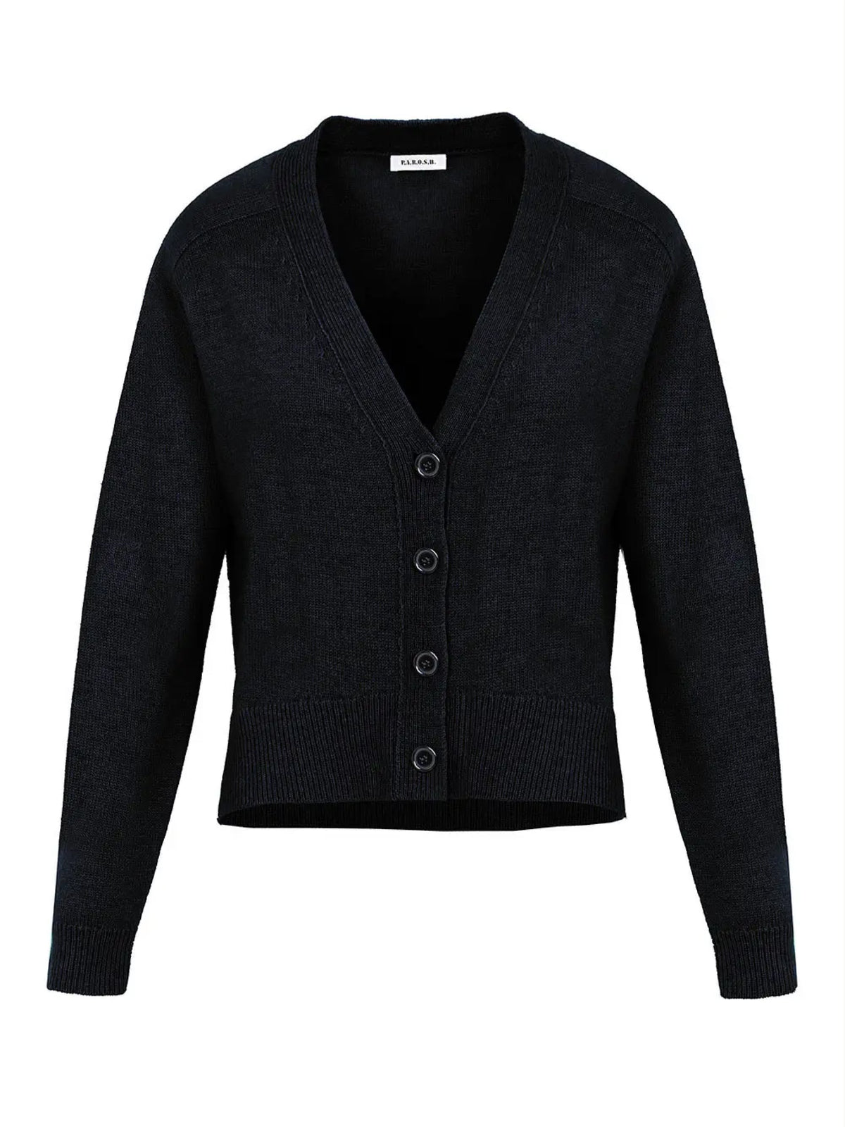 2026 New Arrival Cardigan in Lana e Cashmere Nero