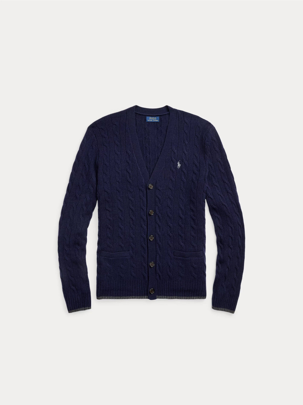 2026 New Arrival Cardigan in Lana e Cashmere a Trecce Blu