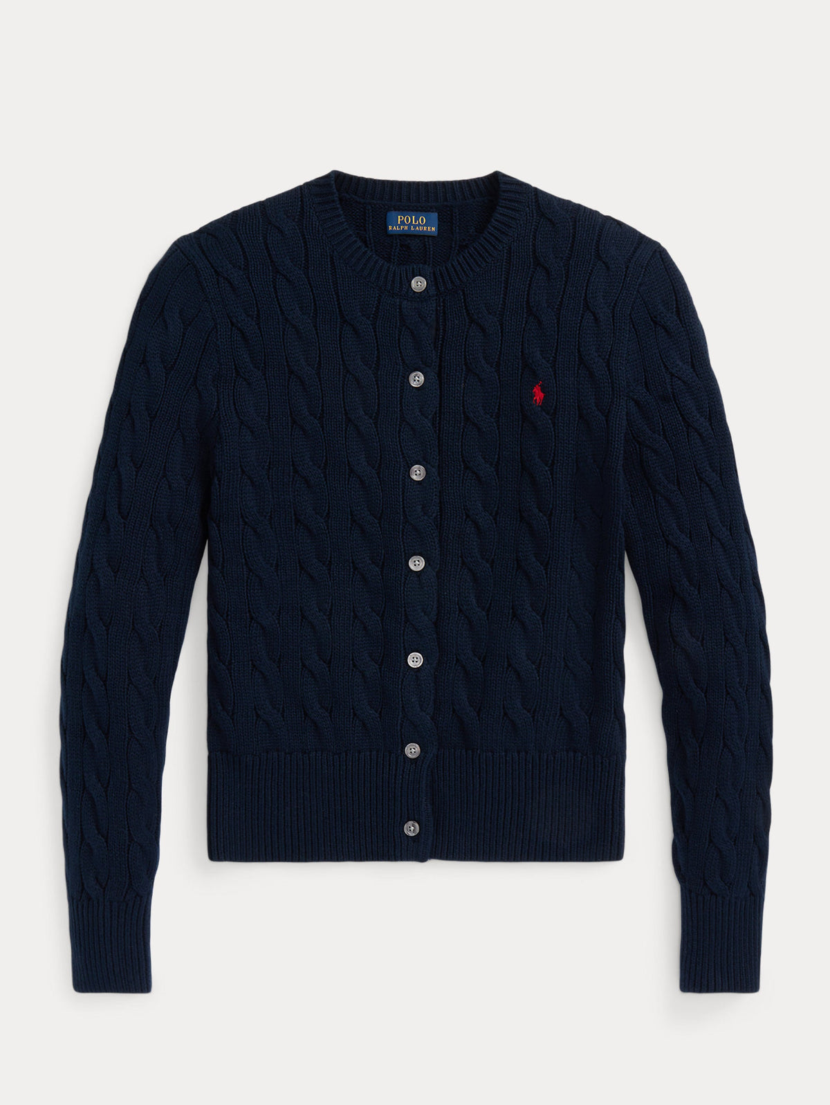 2026 New Arrival Cardigan a Trecce Blu Navy