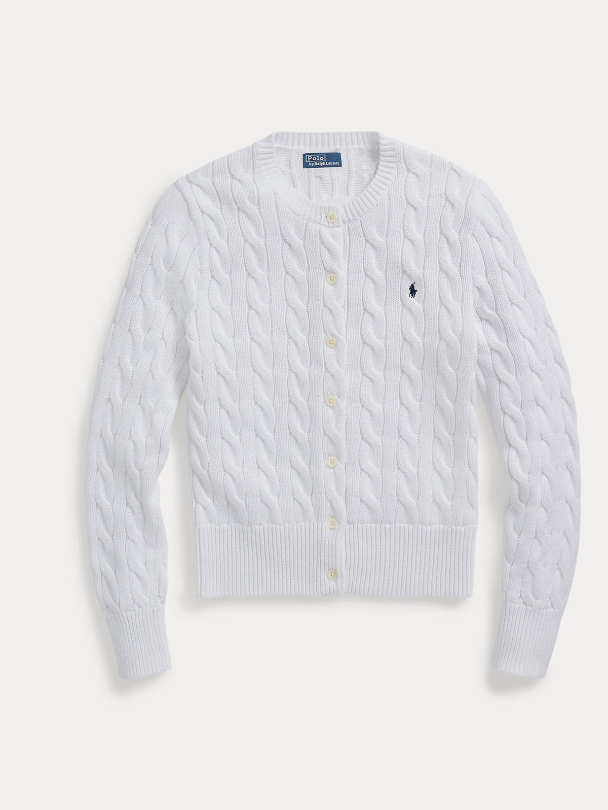 2026 New Arrival Cardigan a Trecce Bianco