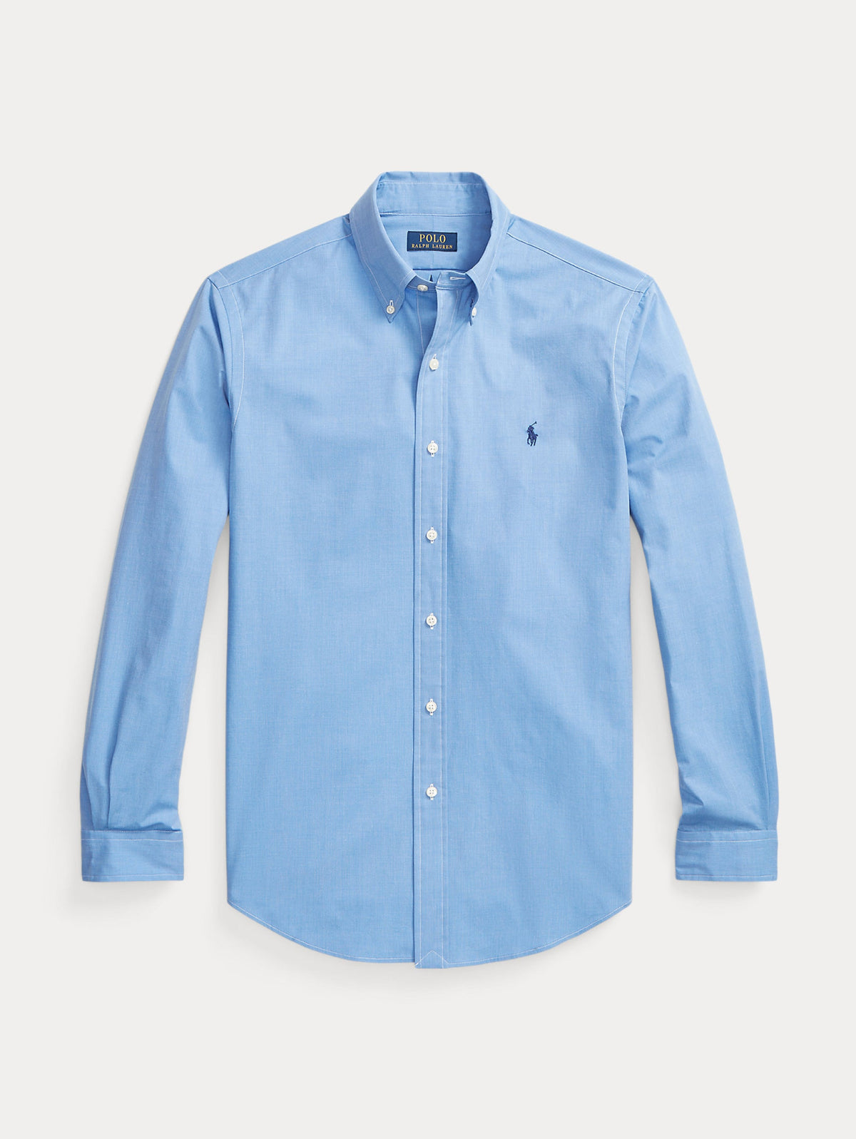 2026 New Arrival Camicia in Cotone Custom Fit Blu