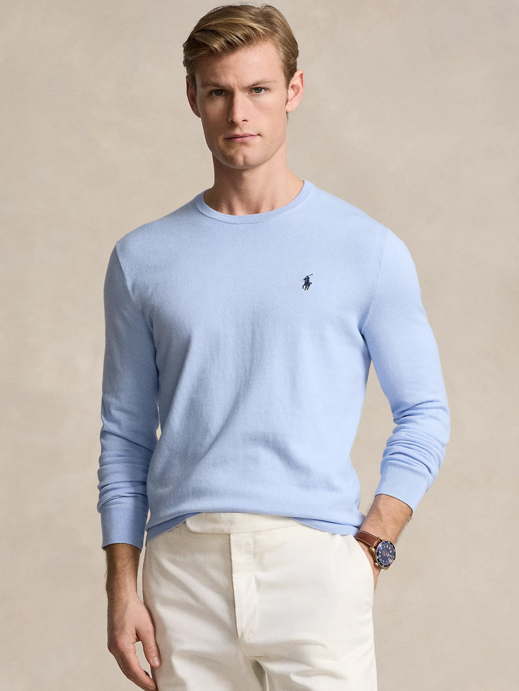 2026 New Arrival Maglia Girocollo con Effetto Texture Cielo