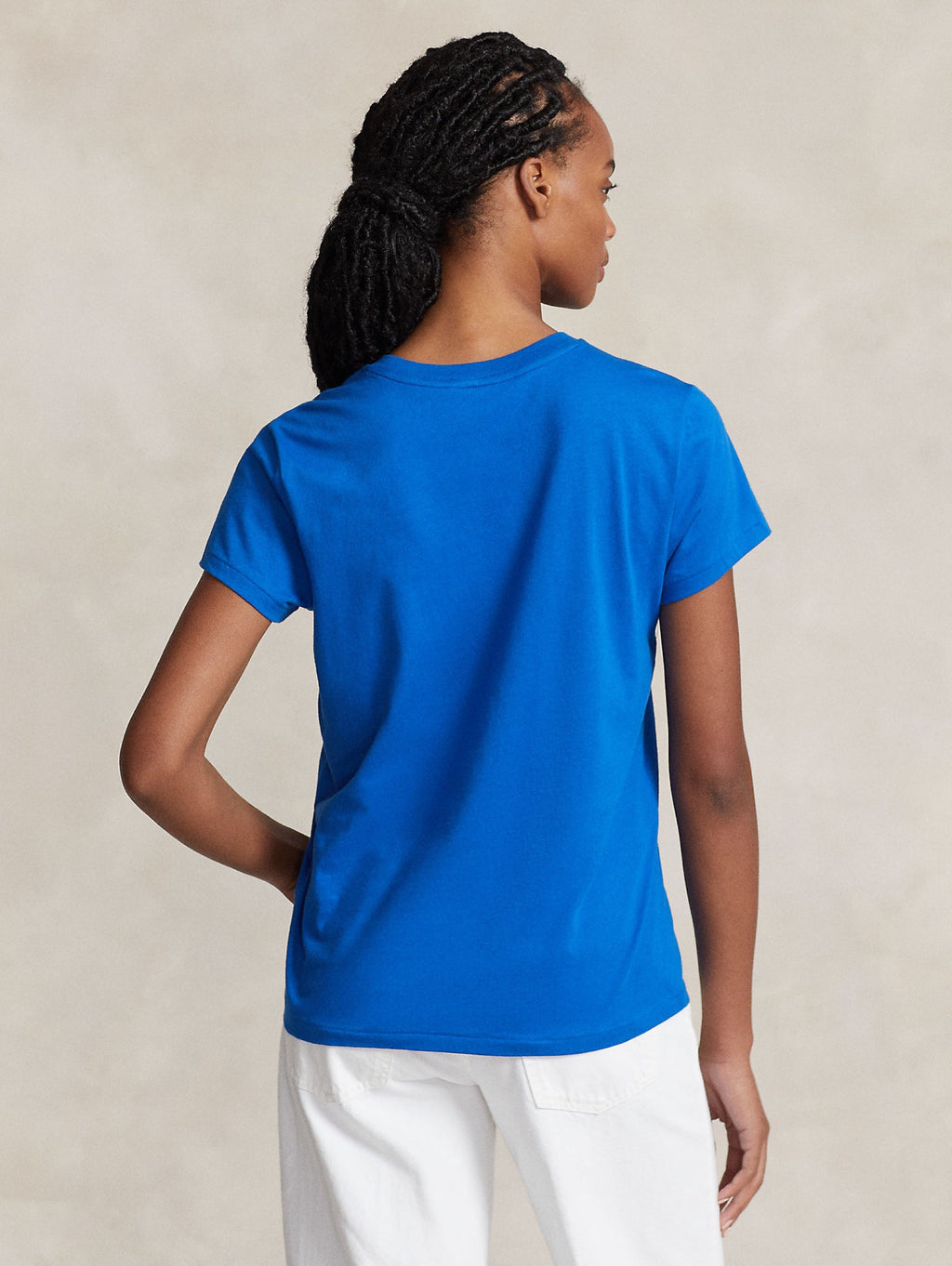2026 New Arrival T-shirt Girocollo Blu Heritage