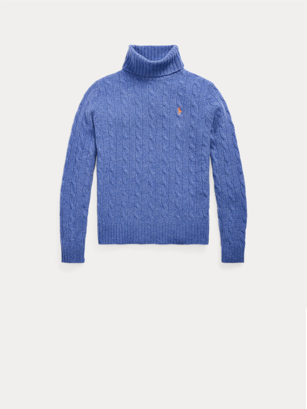 2026 New Arrival Maglia con Collo Alto a Trecce Blu