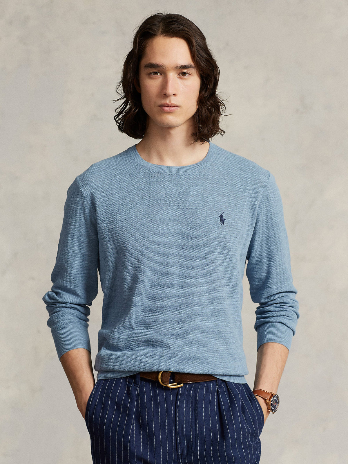 2026 New Arrival Maglia Girocollo in Misto Lino