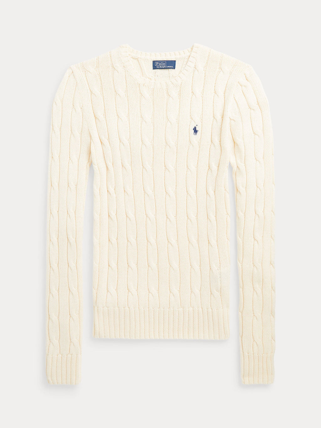 2026 New Arrival Maglia a Trecce in Cotone Crema