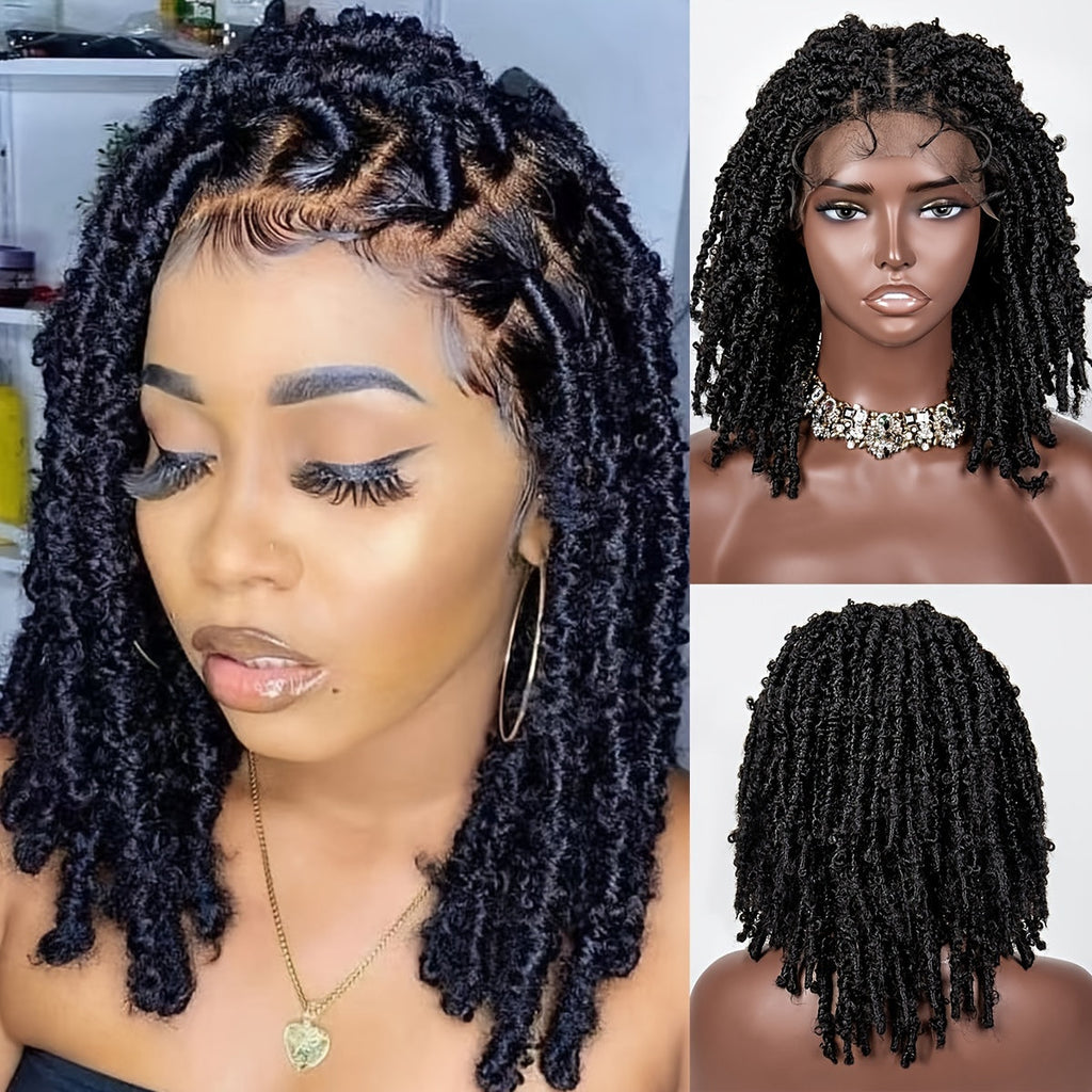 Great sales Heat Resistant Butterfly Locs Crochet Wig for Women - Soft and Stylish Synthetic Hair Braids