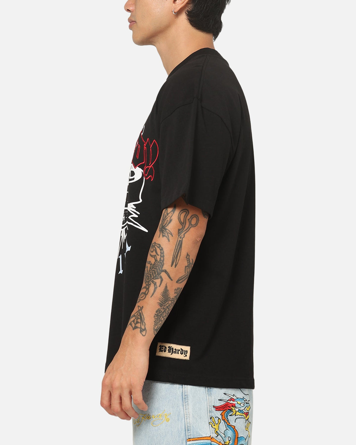 New Products Ed Hardy Flash T-Shirt Black