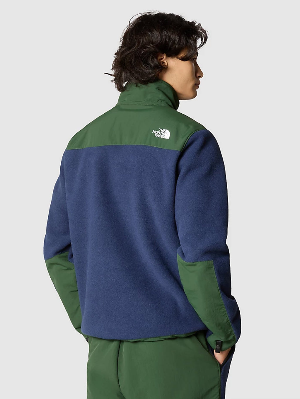 2026 New Arrival Giacca Denali in Pile Polartec Riciclato Verde/Blu