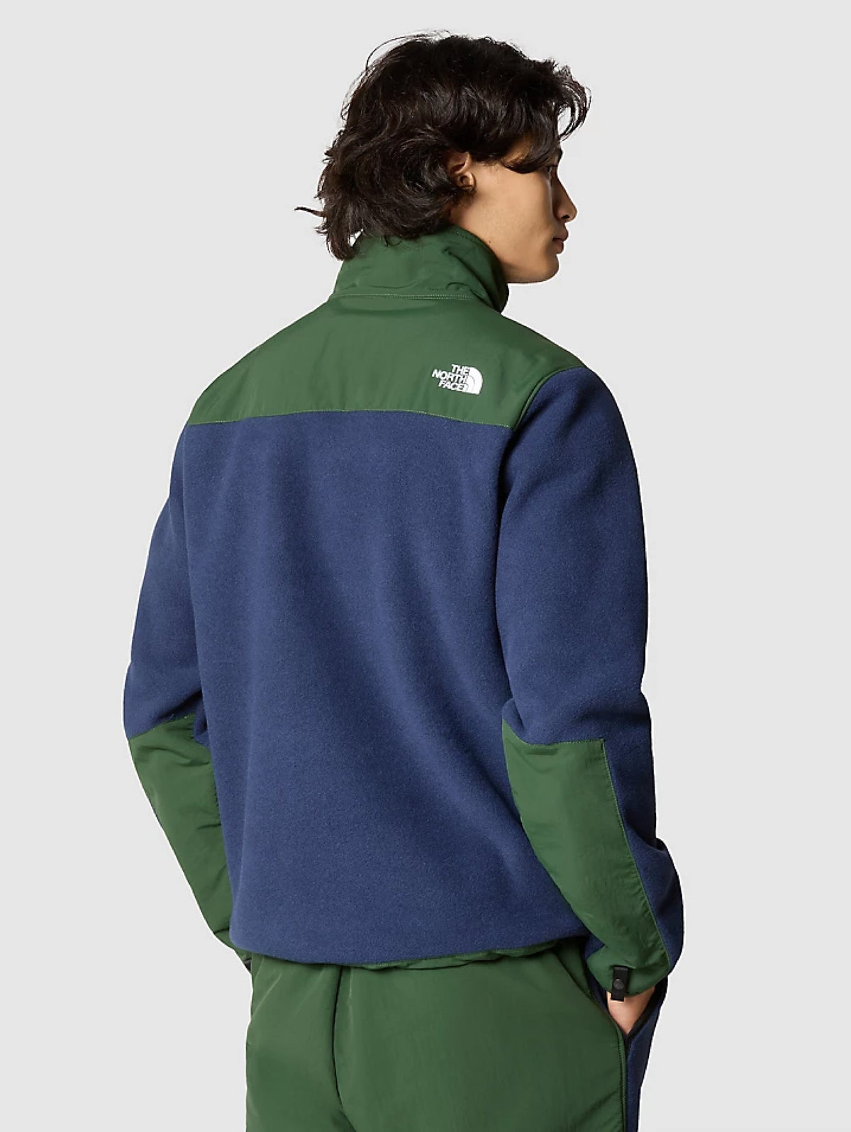 2026 New Arrival Giacca Denali in Pile Polartec Riciclato Verde/Blu