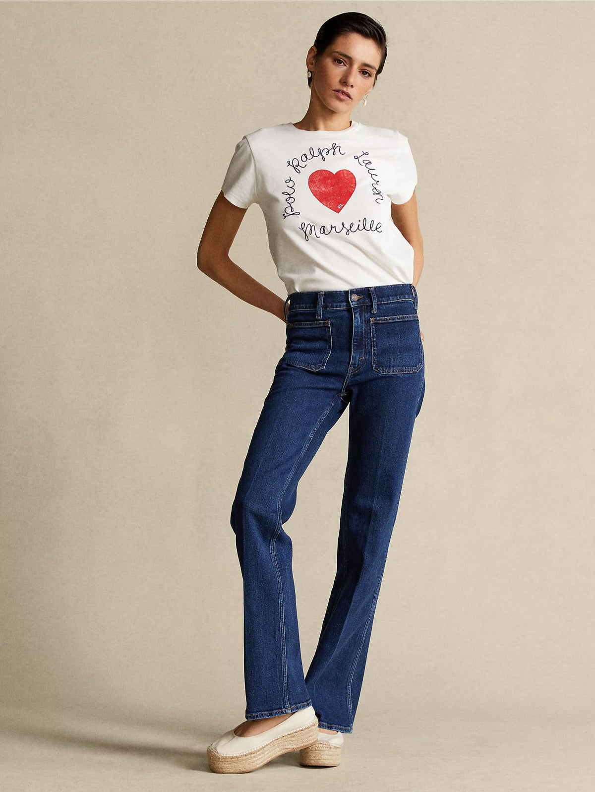 2026 New Arrival Jeans Gamba Larga Svasata Blu