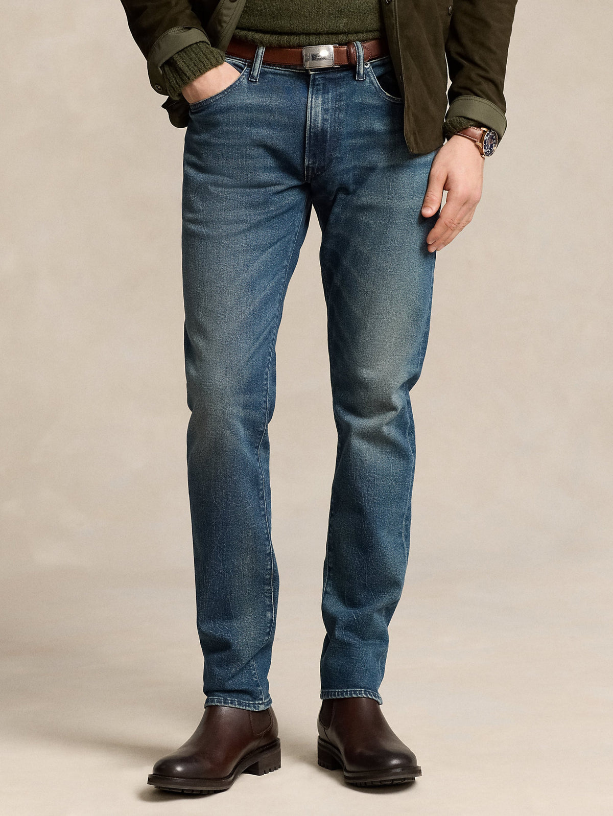 2026 New Arrival Jeans Sullivan in Cotone Stretch Blu