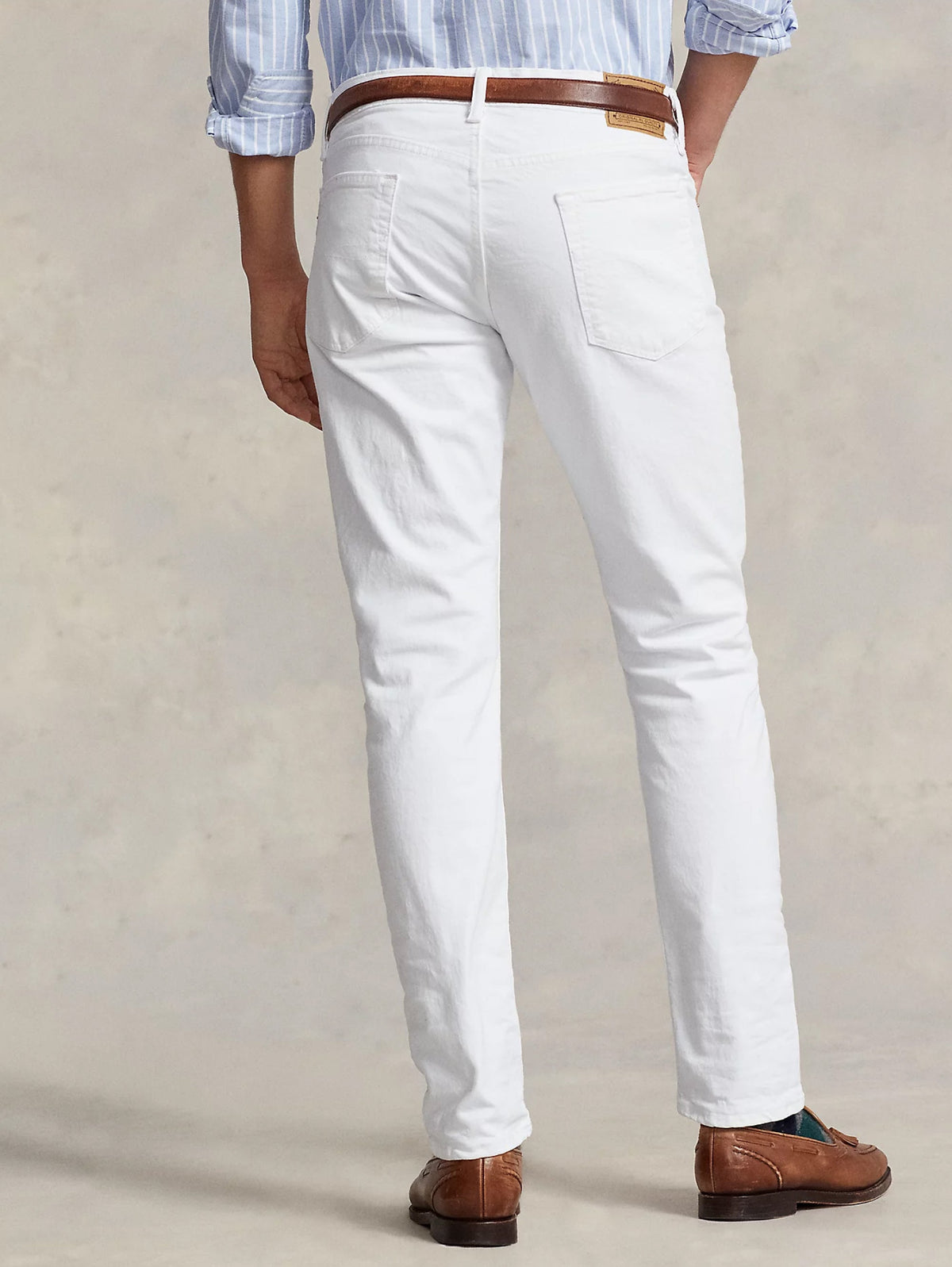 2026 New Arrival Jeans Sullivan in Cotone Bull Slim Fit Bianco