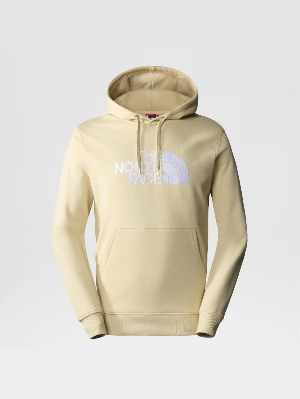 2026 New Arrival Felpa con Cappuccio e Logo Ricamato Ghiaia