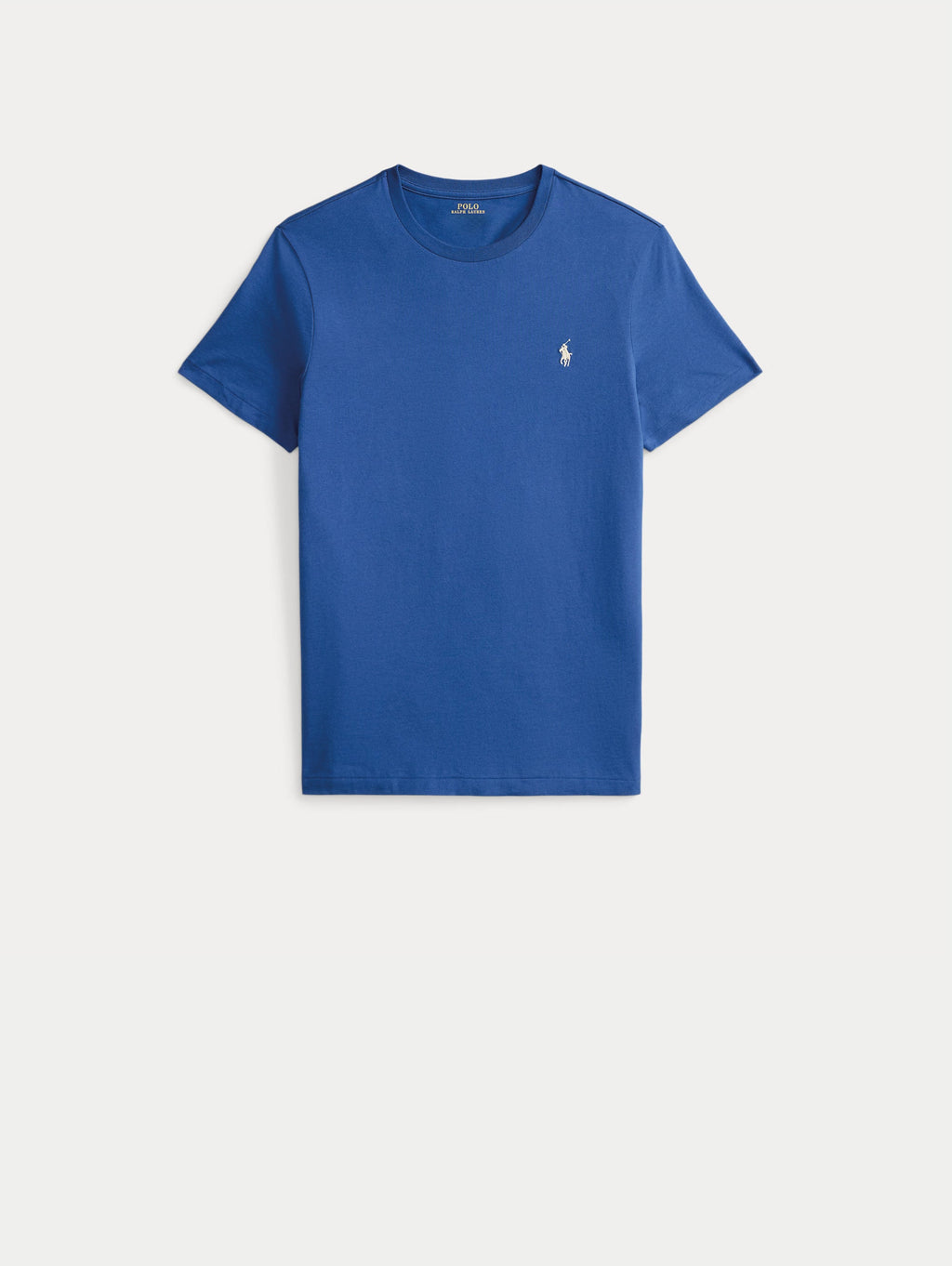 2026 New Arrival T-shirt Girocollo Custom Slim Fit Azzurro