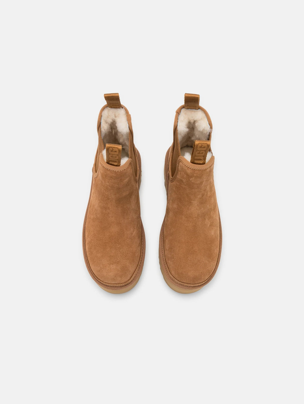 2026 New Arrival Stivaletti Chelsea con Platform Castagna