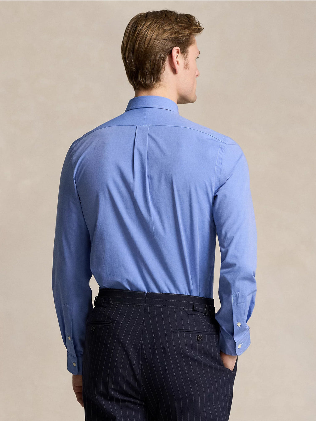 2026 New Arrival Camicia Fil--Fil in Cotone Traspirante Blu