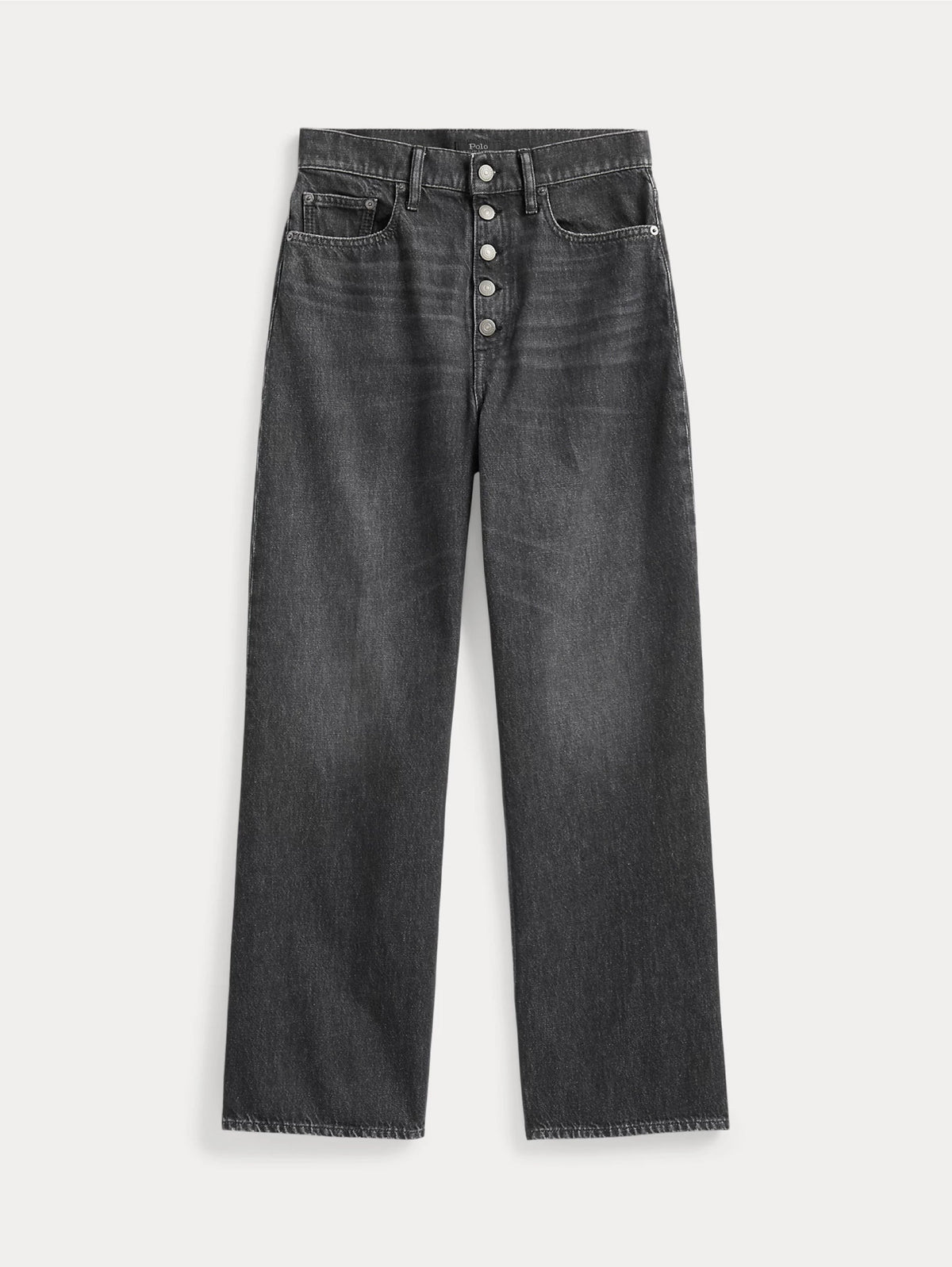 2026 New Arrival Jeans in Cotone Egiziano Cropped Grigio