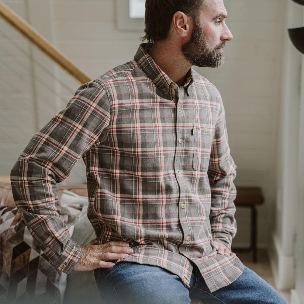 2026 New Arrival Fairbanks Flannel Shirt | Barnwood
