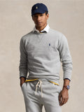 2026 New Arrival Felpa Girocollo in Misto Cotone Grigio