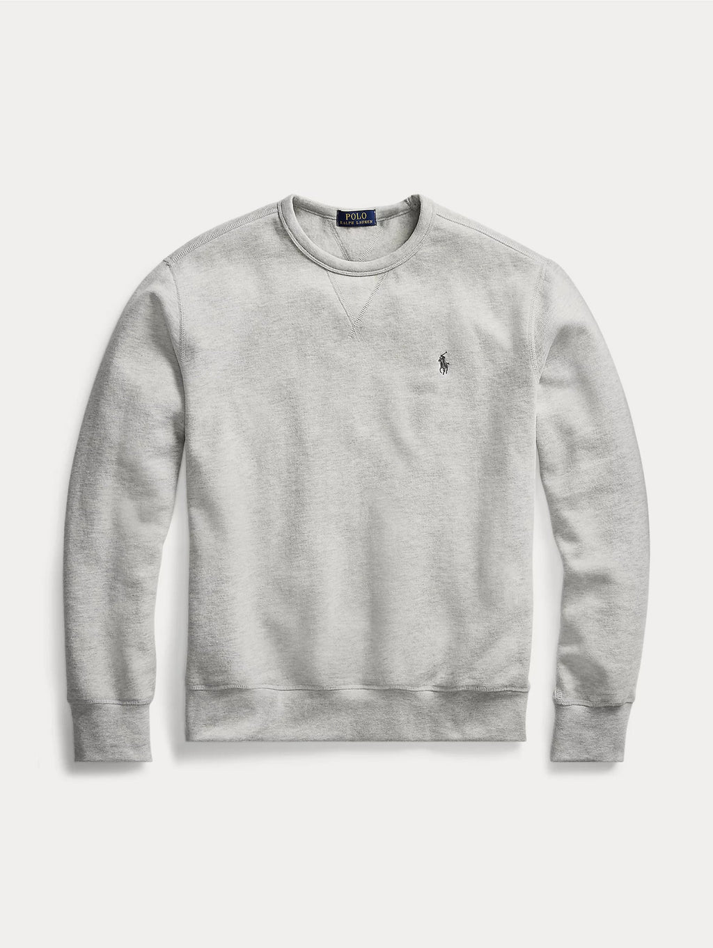 2026 New Arrival Felpa Girocollo in Misto Cotone Grigio