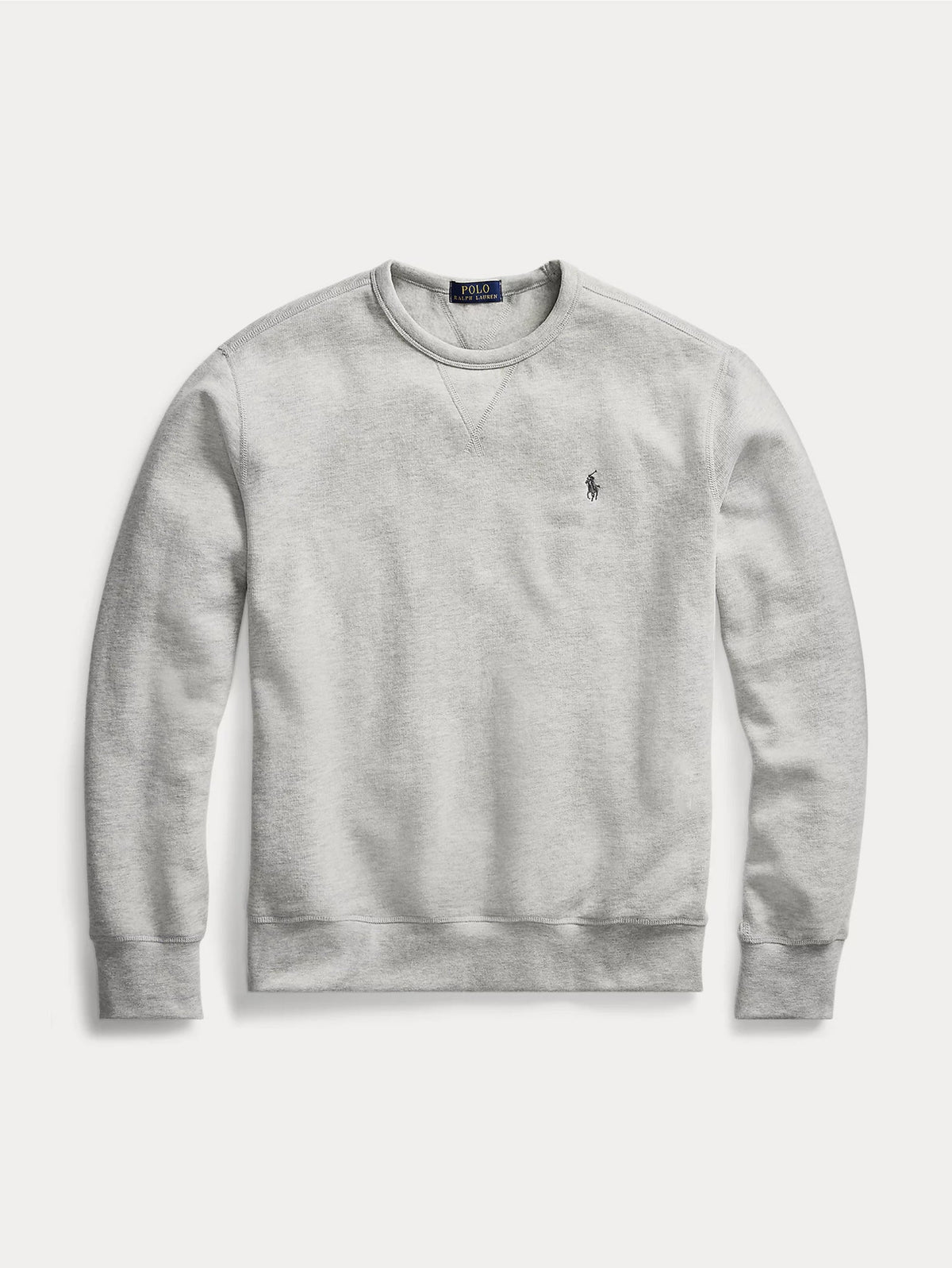 2026 New Arrival Felpa Girocollo in Misto Cotone Grigio