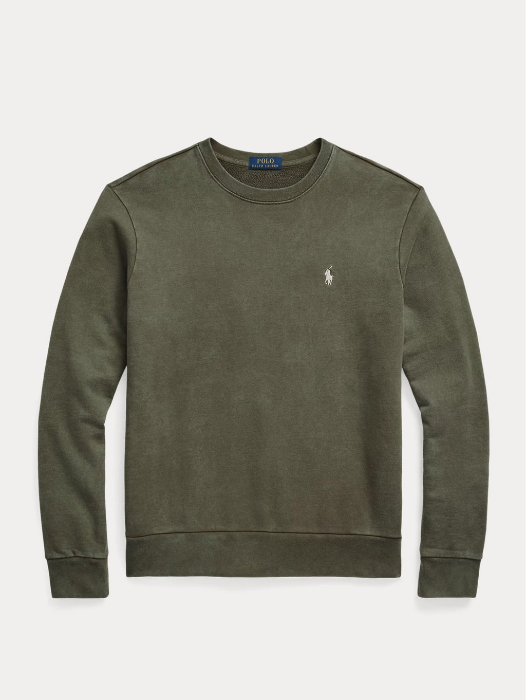 2026 New Arrival Felpa Girocollo in Cotone Loopback Verde