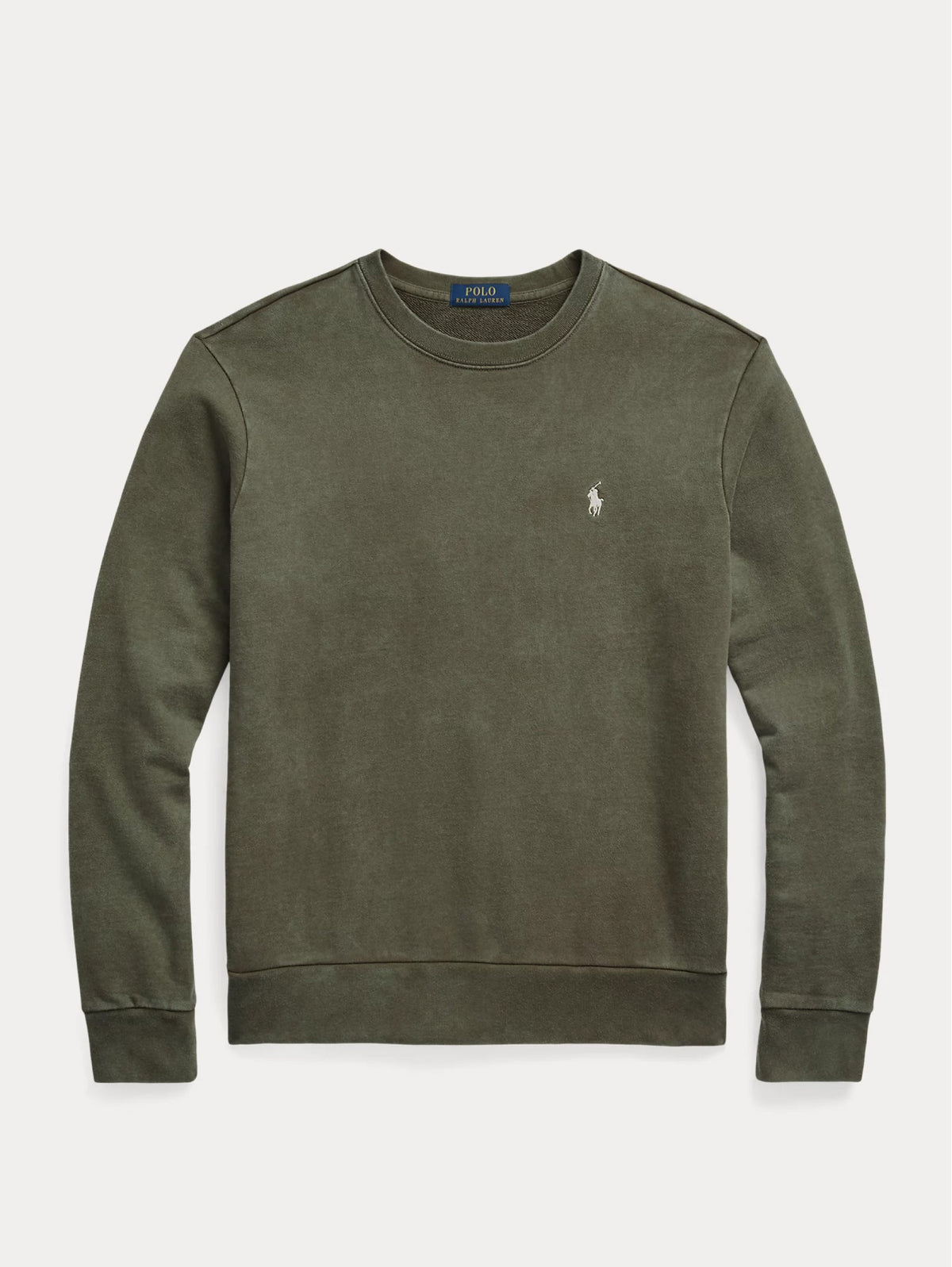 2026 New Arrival Felpa Girocollo in Cotone Loopback Verde