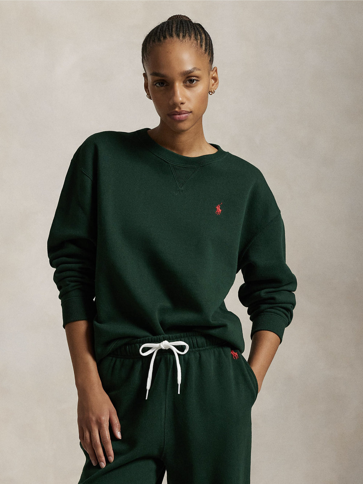 2026 New Arrival Felpa Girocollo Verde