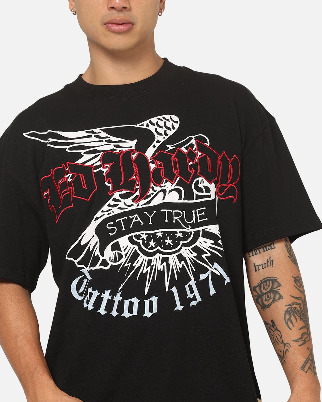 New Products Ed Hardy Flash T-Shirt Black