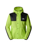 2026 New Arrival Giacca Moutain Color Block con Cappuccio Lime