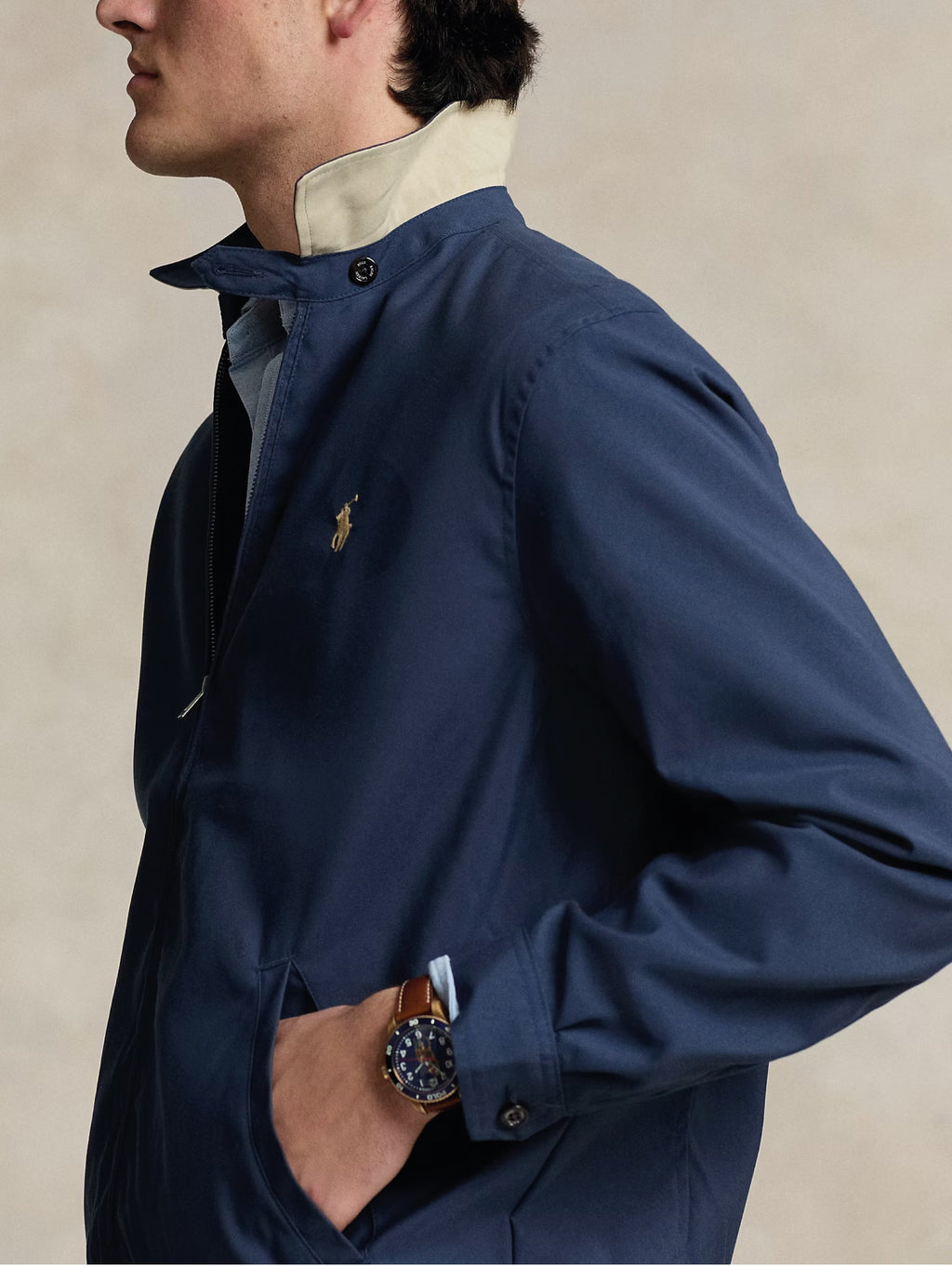 2026 New Arrival Giacca Sportiva Bi Swing con Zip Blu