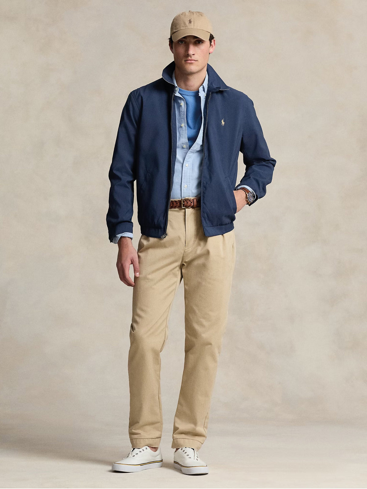 2026 New Arrival Giacca Sportiva Bi Swing con Zip Blu