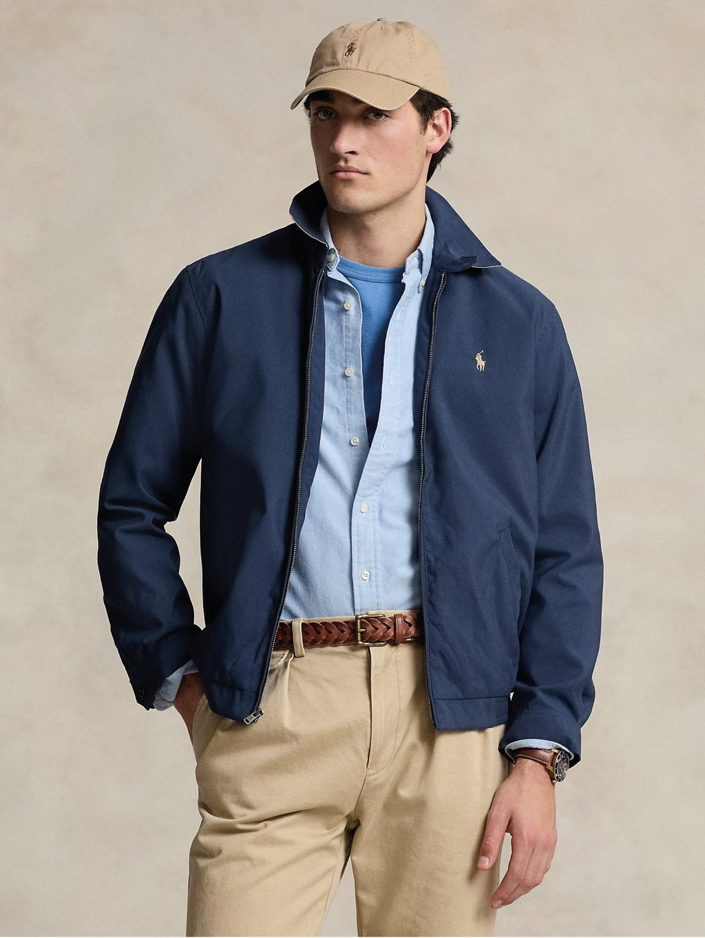 2026 New Arrival Giacca Sportiva Bi Swing con Zip Blu
