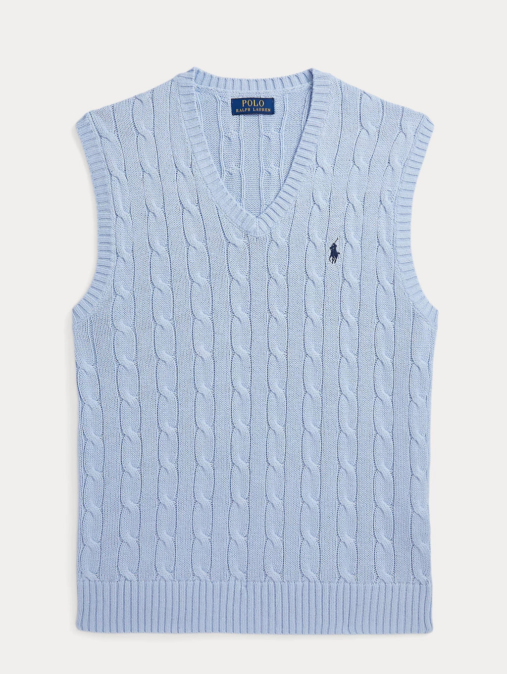 2026 New Arrival Gilet in Maglia a Trecce Celeste