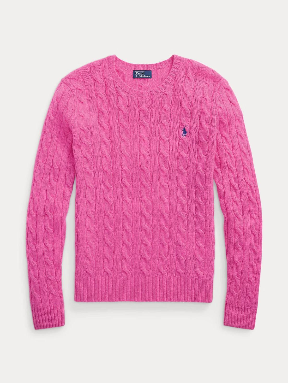 2026 New Arrival Maglia a Trecce in Misto Cashmere Fucsia