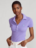 2026 New Arrival Polo Manica Corta Slim Fit Lilla