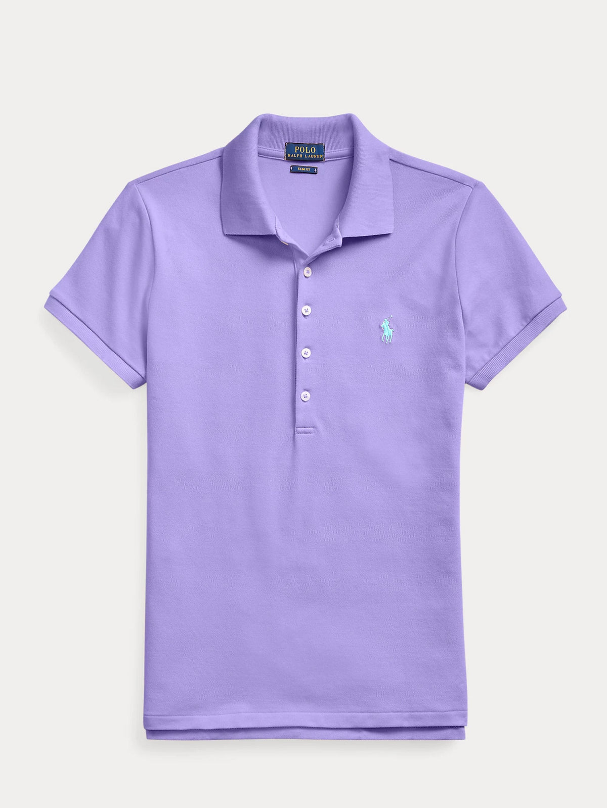 2026 New Arrival Polo Manica Corta Slim Fit Lilla