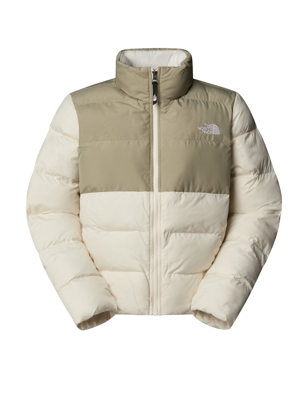 Piumino Saikuru Squadrato Beige/Bianco