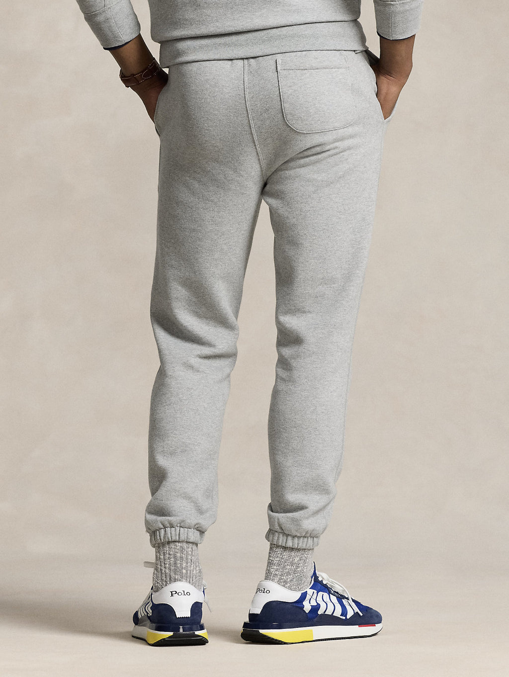 2026 New Arrival Pantaloni Joggers in Misto Cotone Grigio