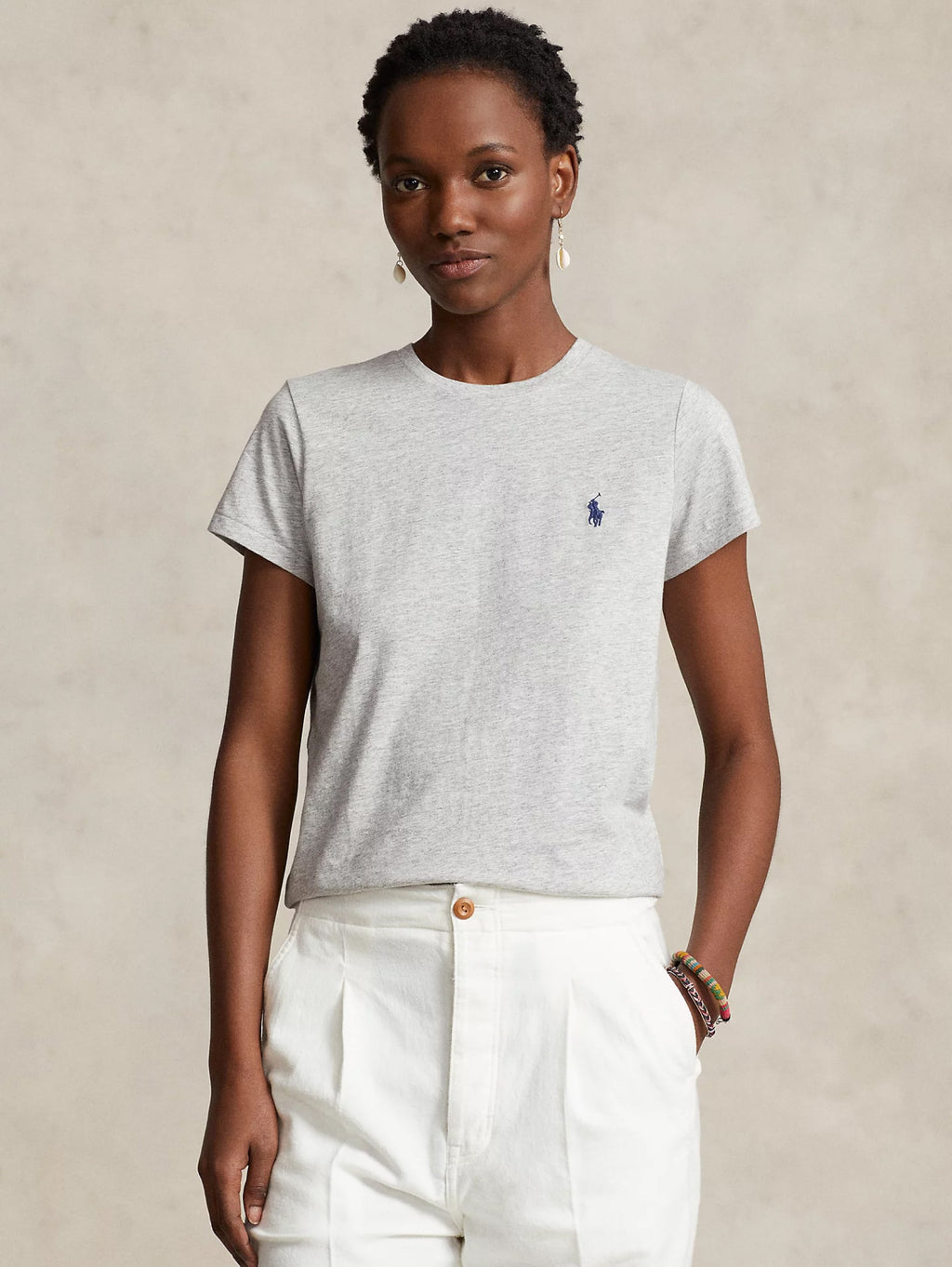 2026 New Arrival T-shirt Girocollo Grigio