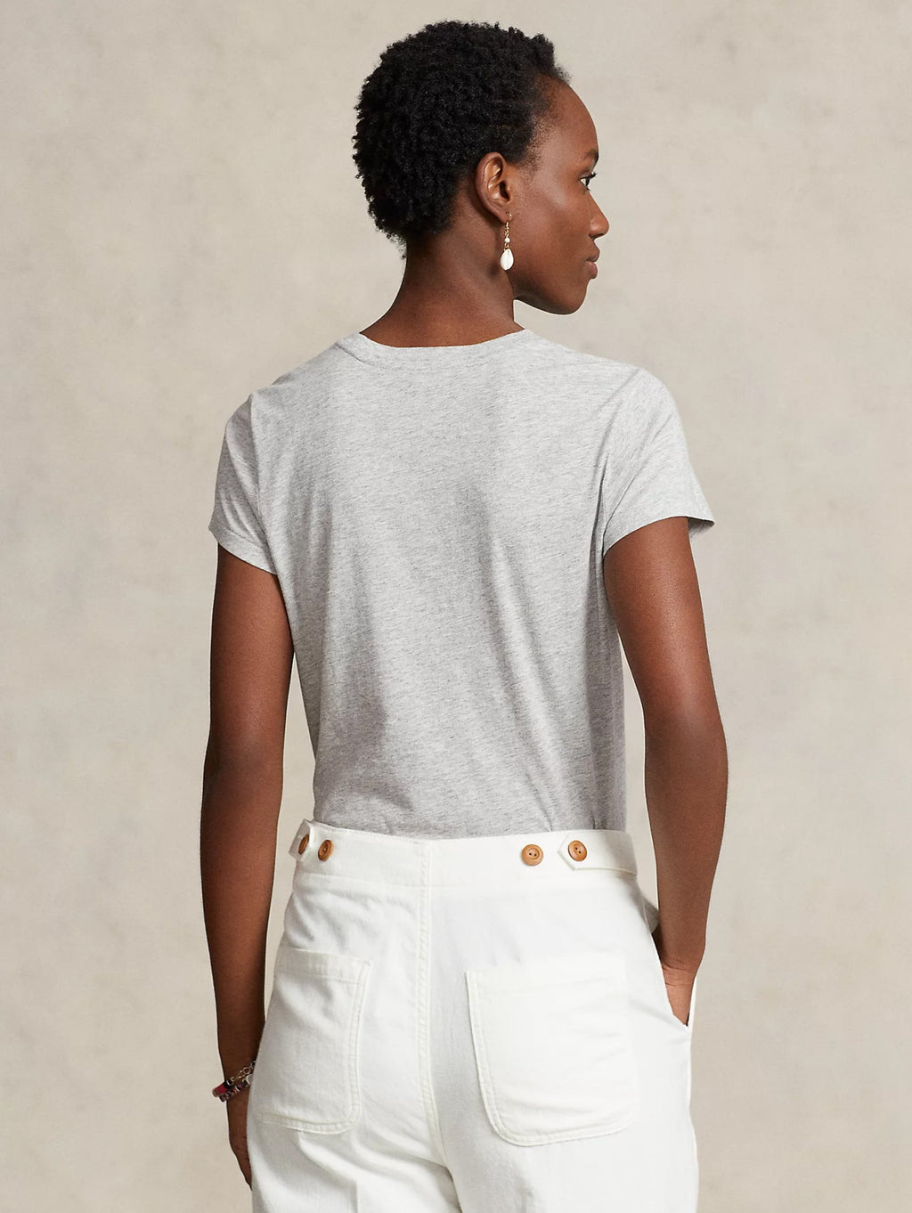 2026 New Arrival T-shirt Girocollo Grigio