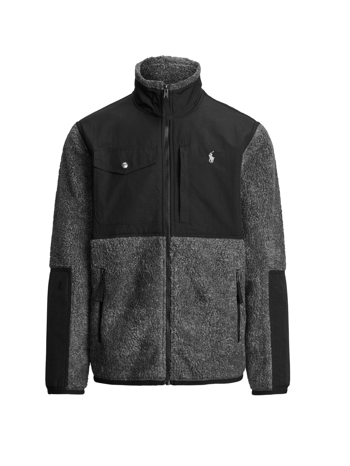 2026 New Arrival Felpa in Pile a Pelo Lungo Grigio/Nero