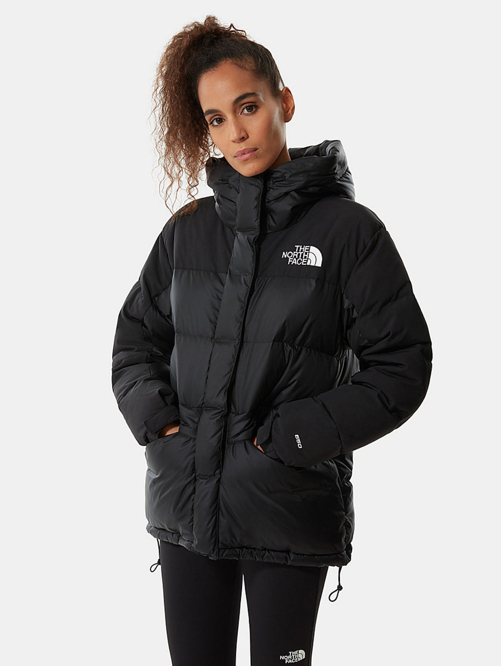 2026 New Arrival Piumino Oversize con Cappuccio Nero