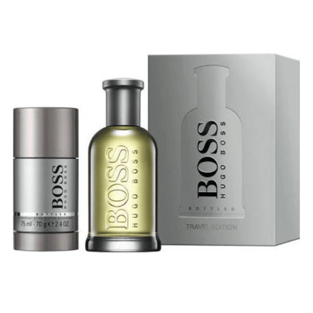 2026 New Arrival Hugo Boss Bottled Eau De Toilette Men's Aftershave Gift Set (100ml EDT + 75ml Deodorant Stick)